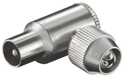 Pro Antenna plug 90° Metal – Male