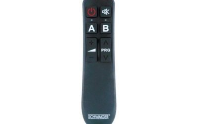 Schwaiger 2 in 1 universal remote control – black