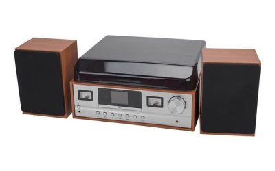 DENVER MRD-52 – Retro music system – LP – CD – FM – DAB – Bluetooth – Light Wood