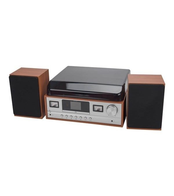 DENVER MRD-52 – Retro music system – LP – CD – FM – DAB – Bluetooth – Light Wood