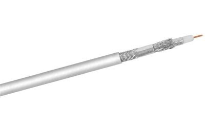 Pro 120 dB coaxial antenna cable 4x shielded CCS wh