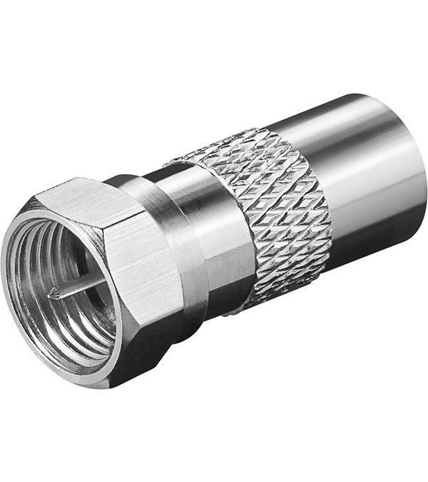 Pro F-adapter: F male > Coaxial male