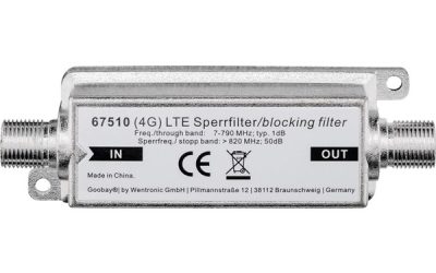 Pro LTE/4G Blocking Filter F female – F female