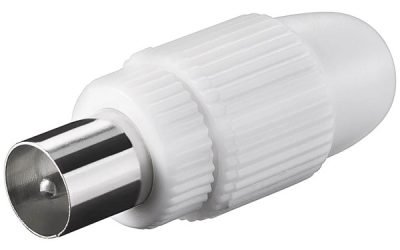 Pro Coaxial plug with screw fixing