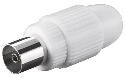 Pro Coaxial socket with screw fixing