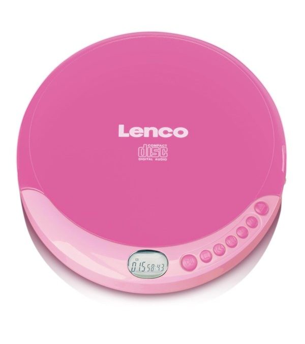 Lenco Portable CD player in pink