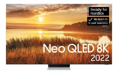 Samsung 85″ Fladskærms TV QE85QN900BT Neo QLED 8K