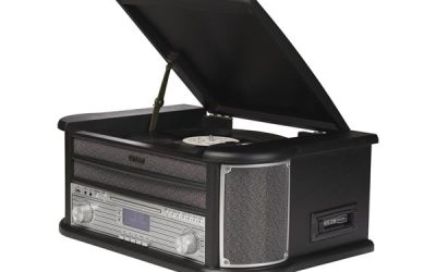 DENVER MRD-51 – Retro music system – LP – CD – FM – DAB – Black