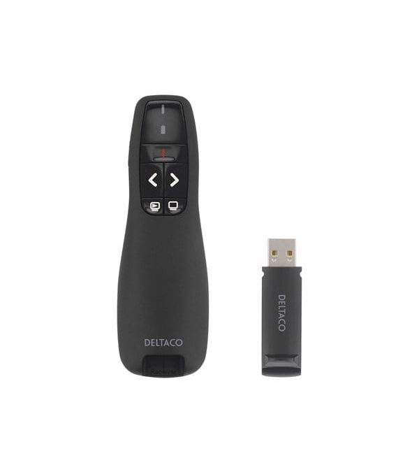 Deltaco Wireless Presenter With Laser Pointer