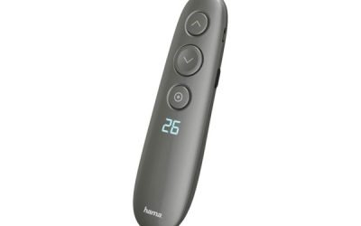Hama “Spot-Pointer” presentation remote control – dark grey