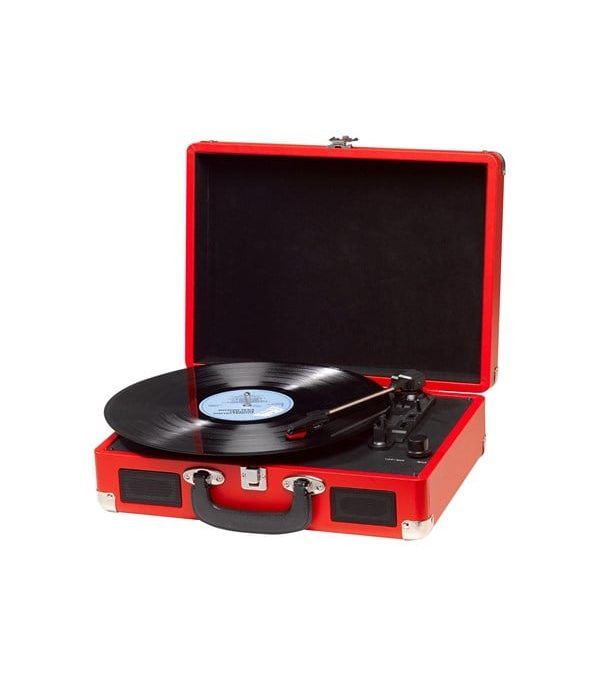 DENVER VPL-120 – turntable – Pladespiller Rød