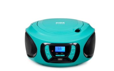 BigBen Interactive Portable CD Player/USB/MP3/FM/BT – Blue