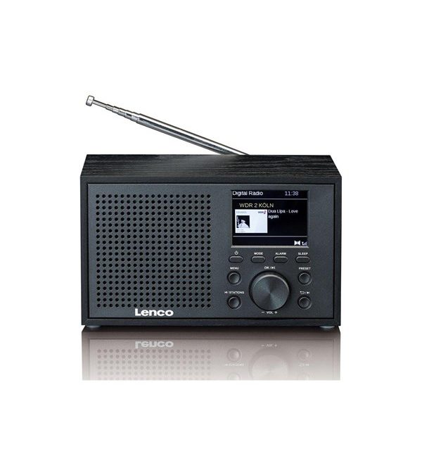 Lenco DAR-017 – DAB+ radio – DAB+ radio – Sølv